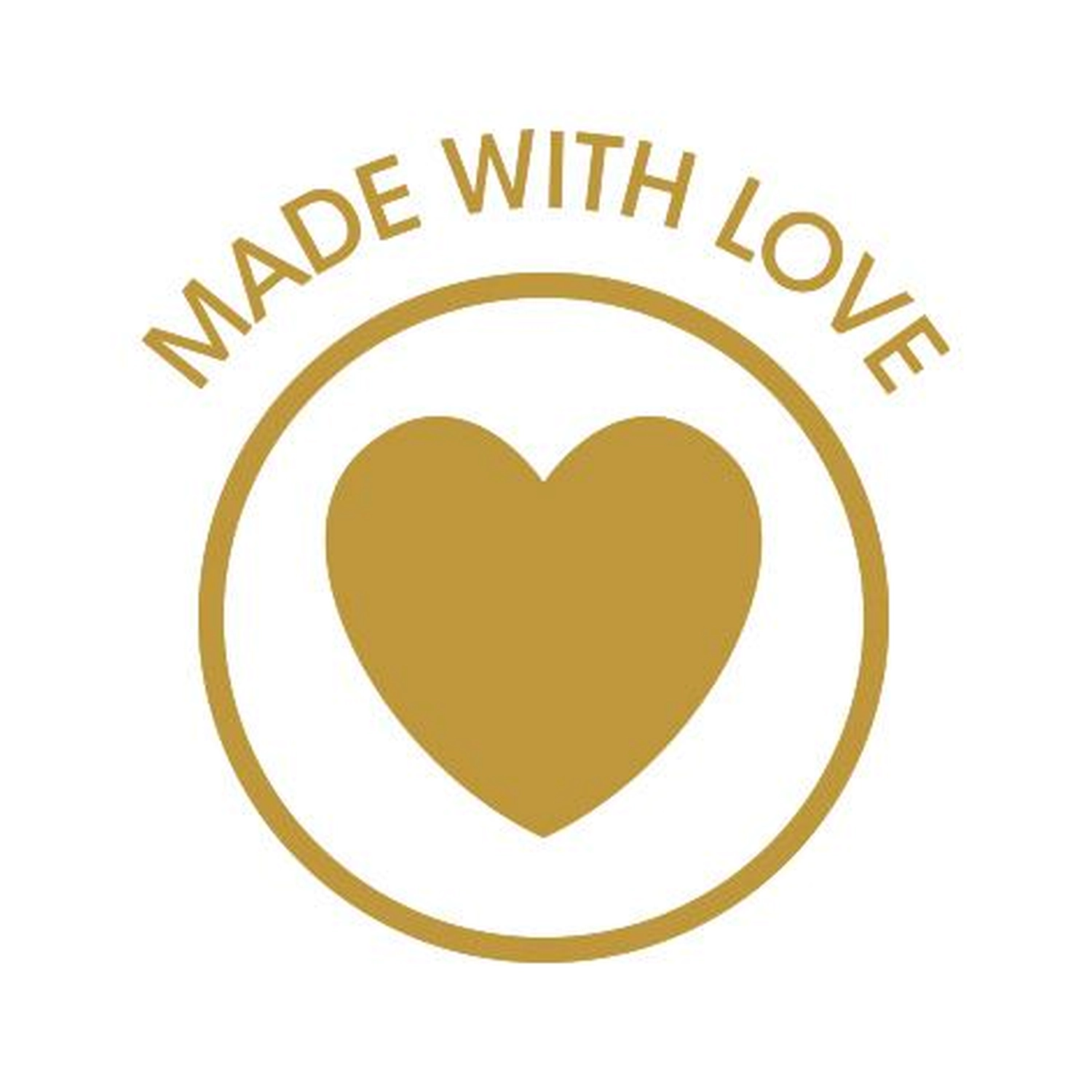 MADE WITH LOVE  Alle GOLD logo